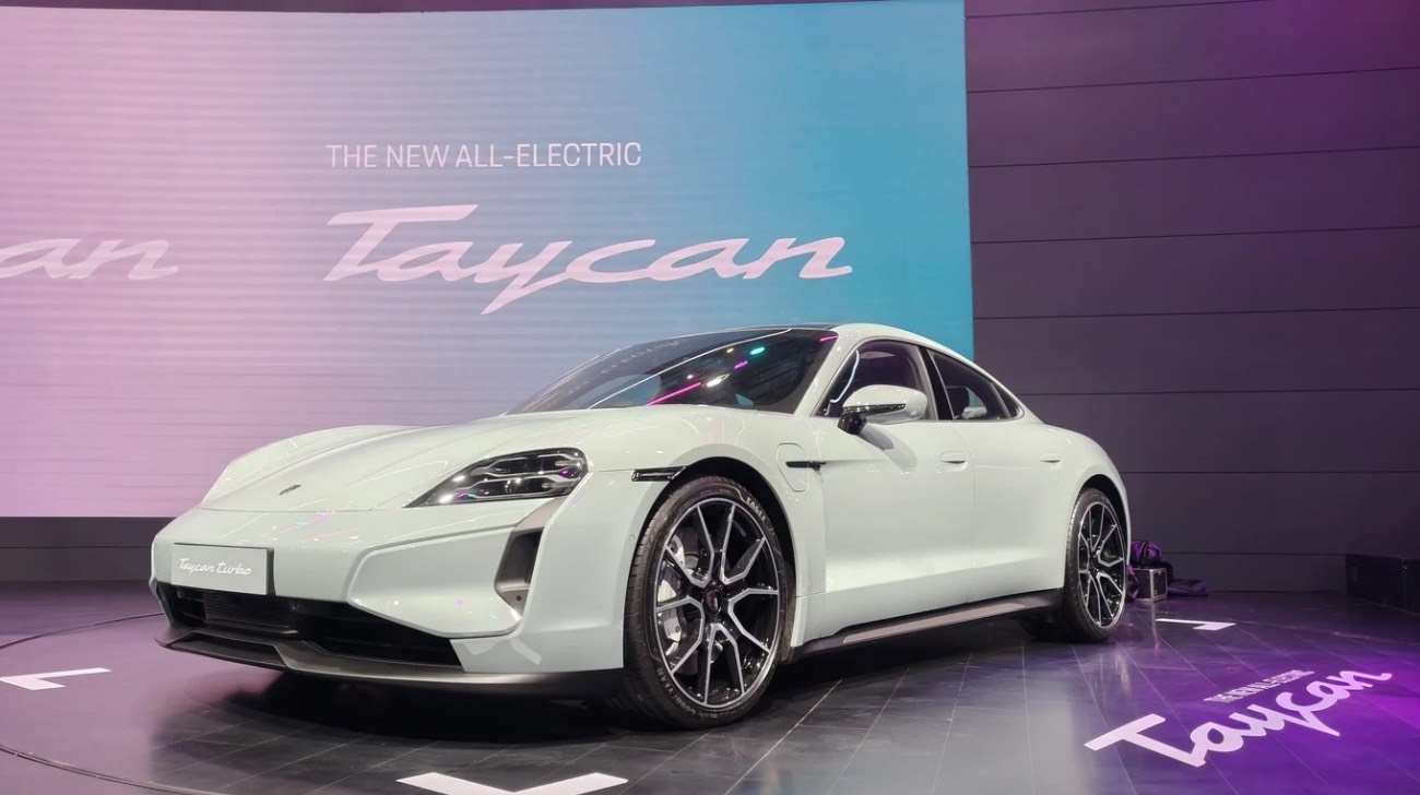 Porsche Taycan Facelift Launched in India at Bharat Mobility Expo 2025